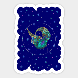 Starling in the Stars Sticker